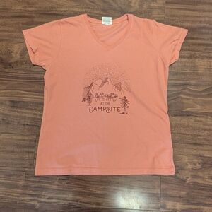 Peach Graphic Tee